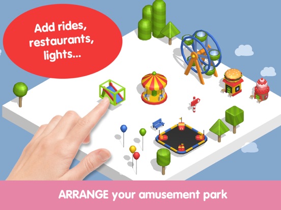 Pango Build Amusement Park iPad app afbeelding 2