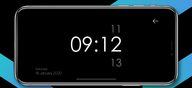 ‎Big Clock – Screenshot der Uhrzeit-Widgets