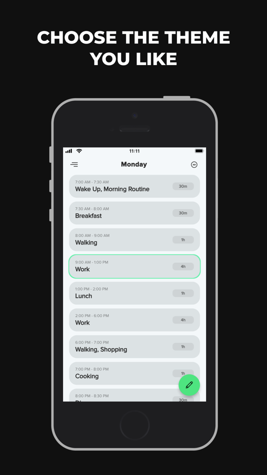 #7. Daily Routine Planner App (iOS) 由: SHPAVDA, TOO