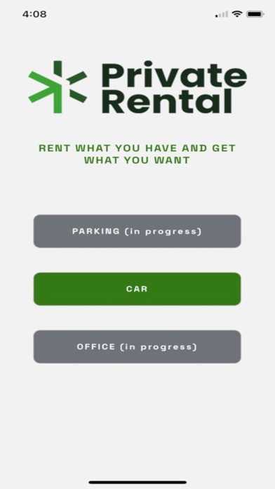 private rental app Screenshot