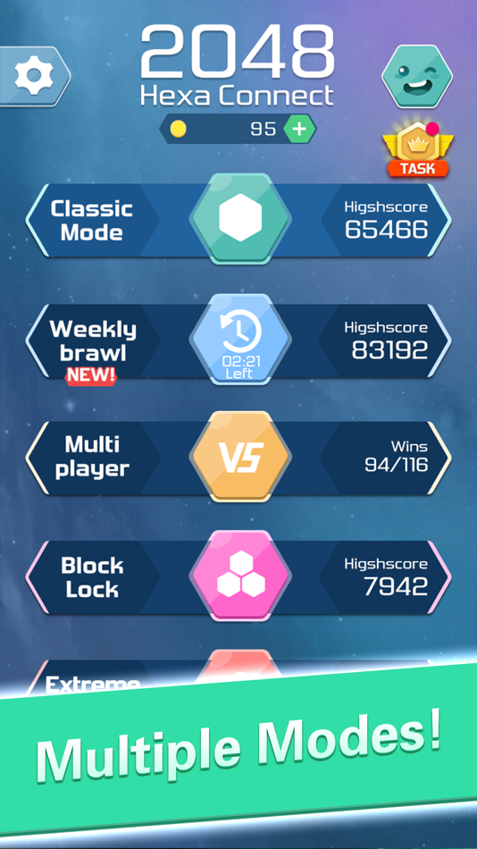#1. 2048 Hexa Puzzle - Merge Block (iOS) 게시자: 元忠 林
