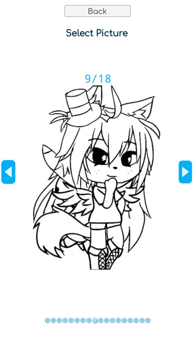 Gacha life coloring & quiz Screenshot