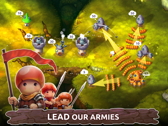 Mushroom Wars 2: Verdediging iPad app afbeelding 3