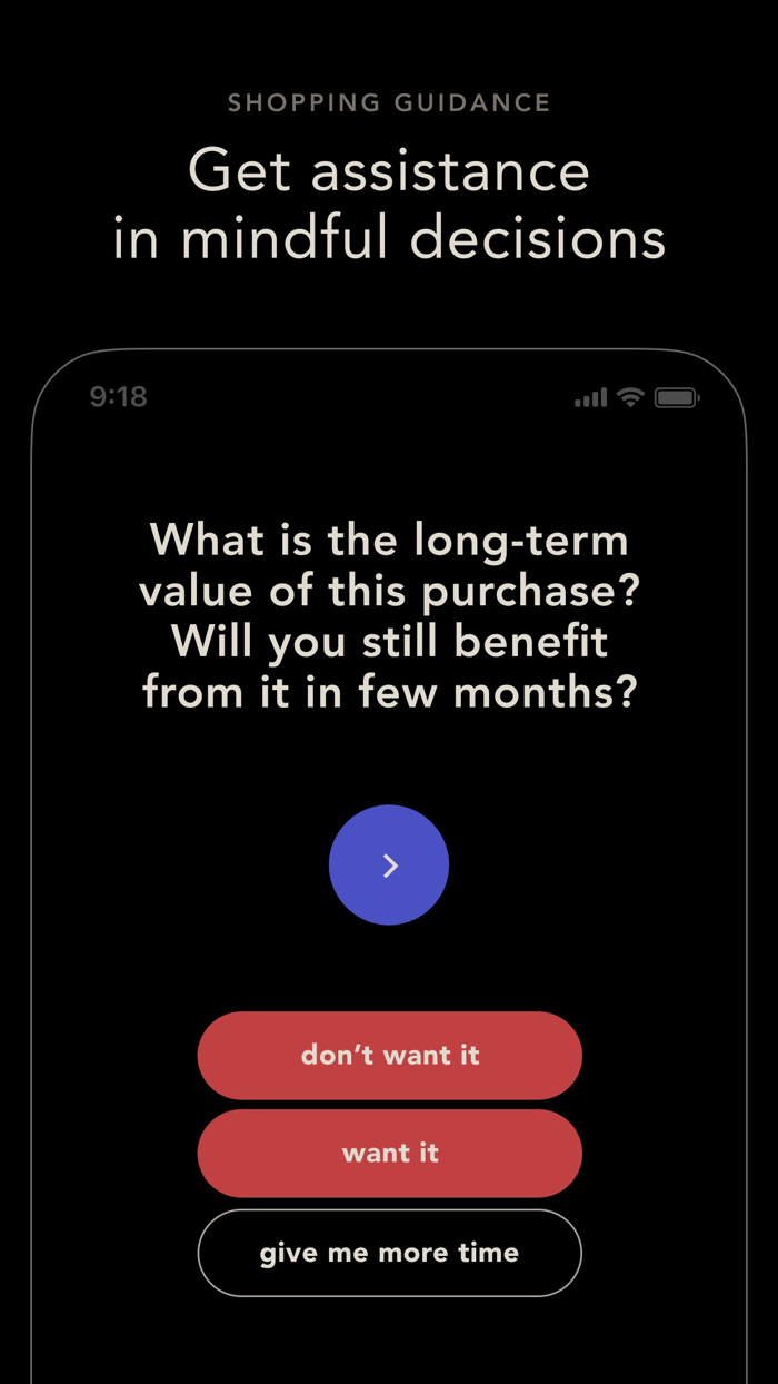 bless. minimal shopping habits