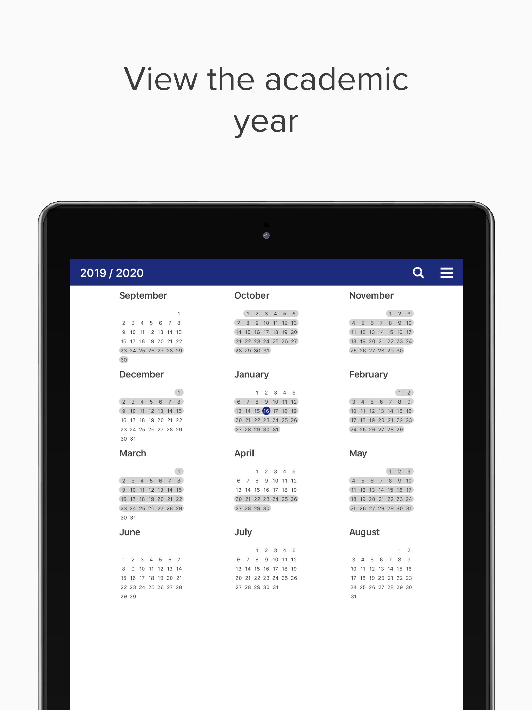 Timetables