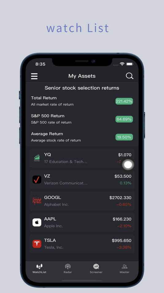 Stocks Radar - 1.7.0 - (iOS)