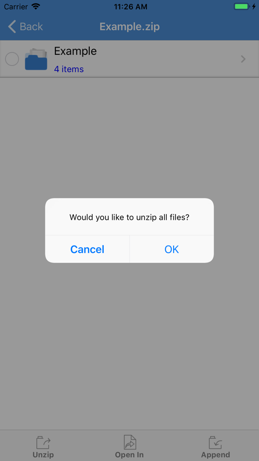#2. iZip Pro -Zip Unzip Unrar Tool (iOS) Podle: ComcSoft Corporation