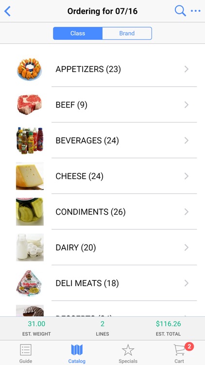 Epic Food Service Mobile App