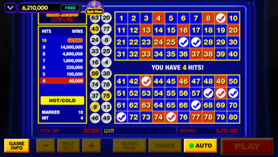 Vegas Keno: Lottery Draws Screenshot