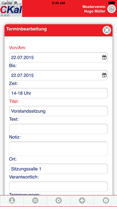 CKalender Screenshot