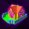 Glow House Voxel - Neon Draw App Delete