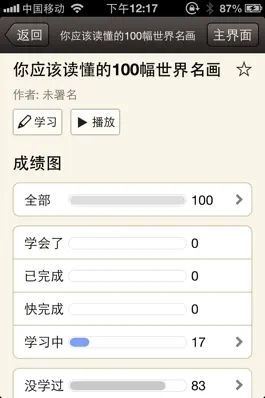 Game screenshot 记住世界名画100幅 hack
