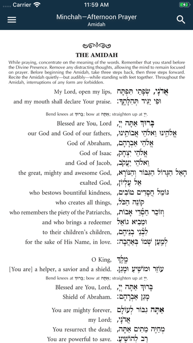 Siddur Tehilat Hashem – Linear Edition screenshot 3