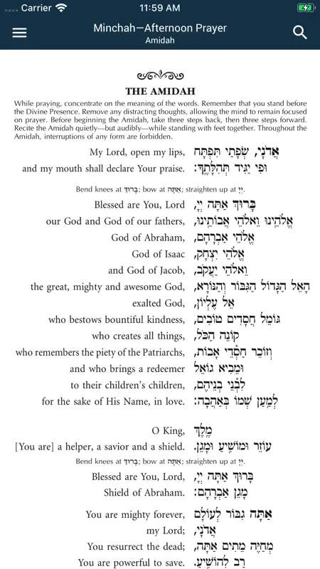 Siddur – Linear Edition screenshot 3 of 3