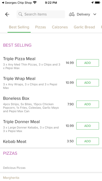 Giannis Pizza Screenshot
