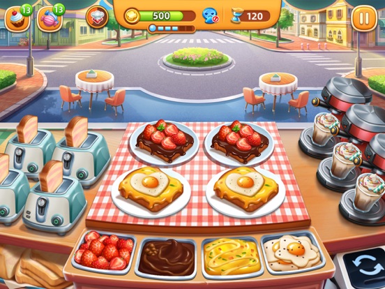 Cooking City: Restaurant Games iPad app afbeelding 4