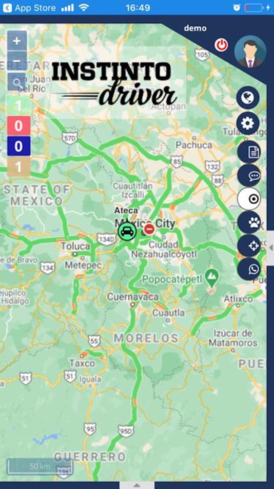 #3. Instinto Driver (iOS) Podle: salvador lemus