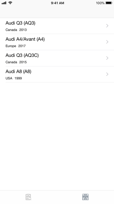 Car parts for Audi - diagrams Screenshot