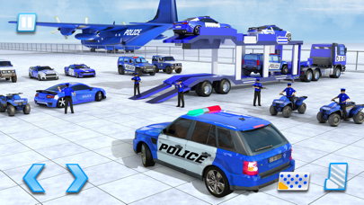 US City Police Car Transporterのおすすめ画像1