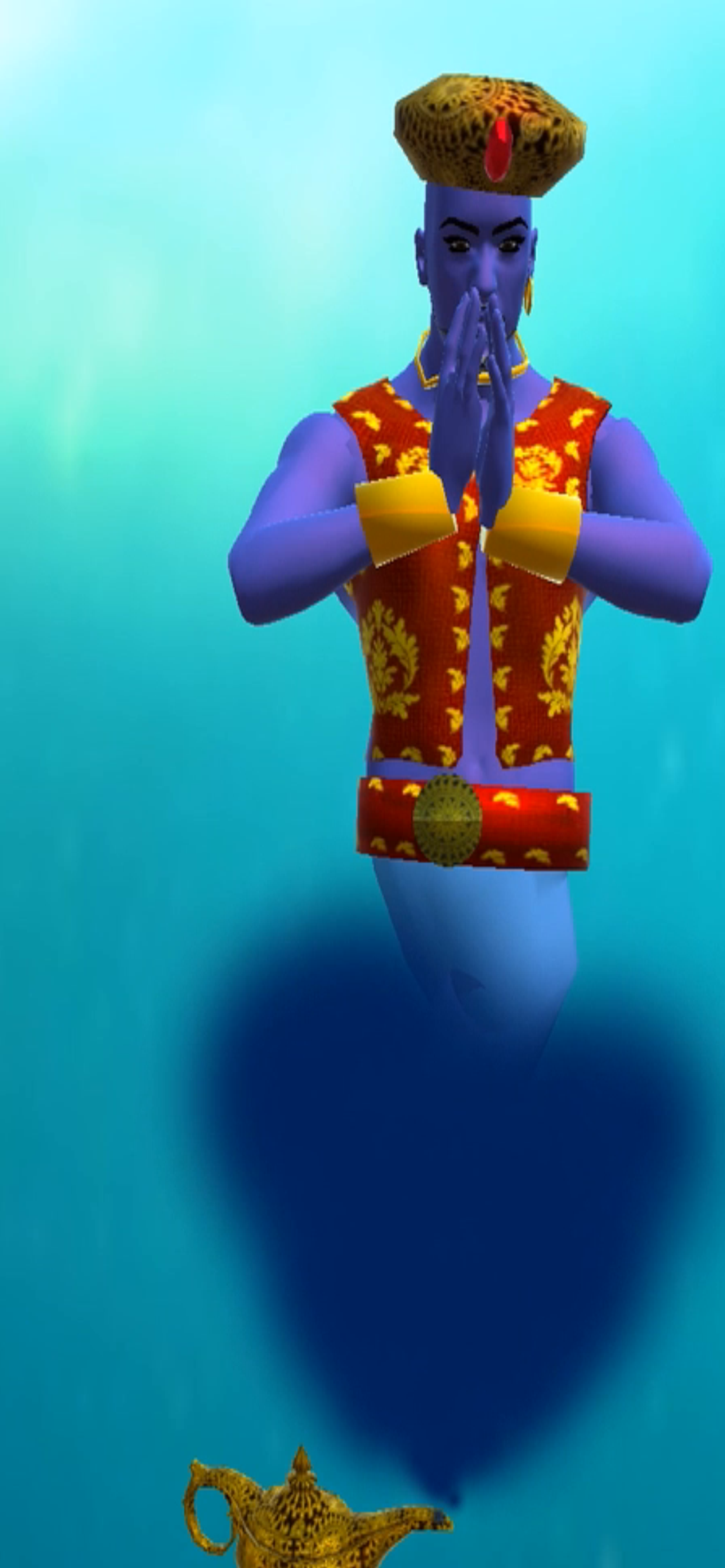 Genie lamp make me wish