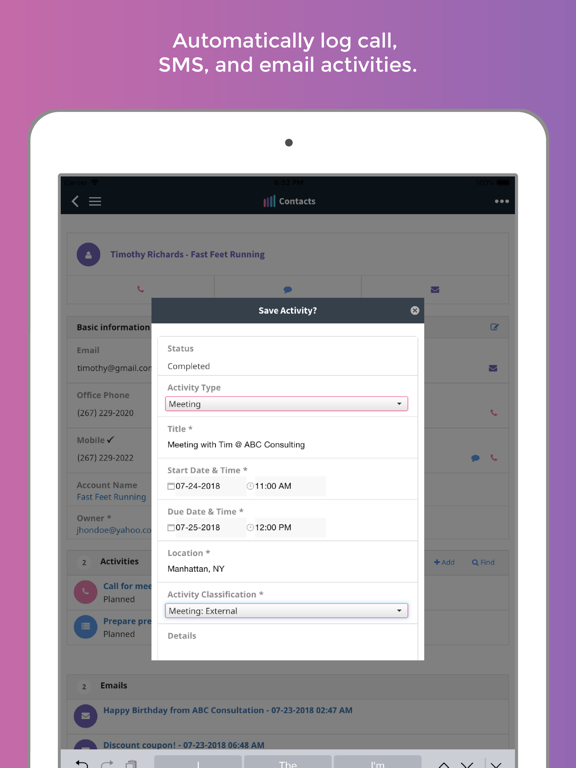 Amped CRM and Sales Insights