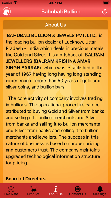 Bahubali Bullion Screenshot