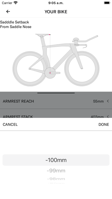 FITR Bike Fitting Screenshot