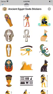 How to cancel & delete ancient egypt gods stickers 2