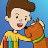 Jim and His Dog Coloring Book - Dataware LLC