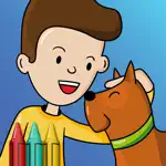 Jim and His Dog Coloring Book App Contact