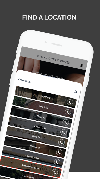 Stone Creek Coffee To Go Screenshot