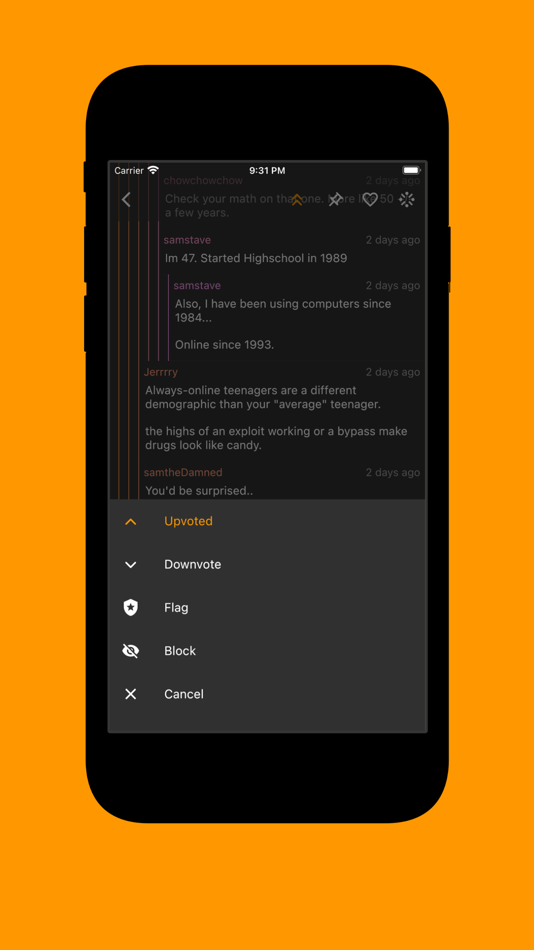 #7. Hacki for Hacker News (iOS) By: Jiaqi Feng