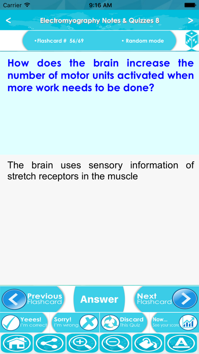 Electromyography Exam Review Screenshot