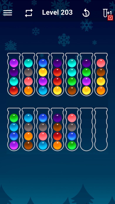 Ball Sort Color Water Puzzle Screenshot