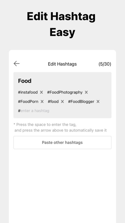 Hashtag Paste - TagBook screenshot-3