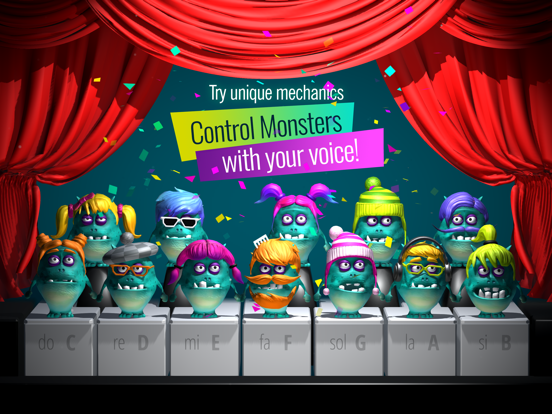 Piano Monsters: Fun music game iPad app afbeelding 1