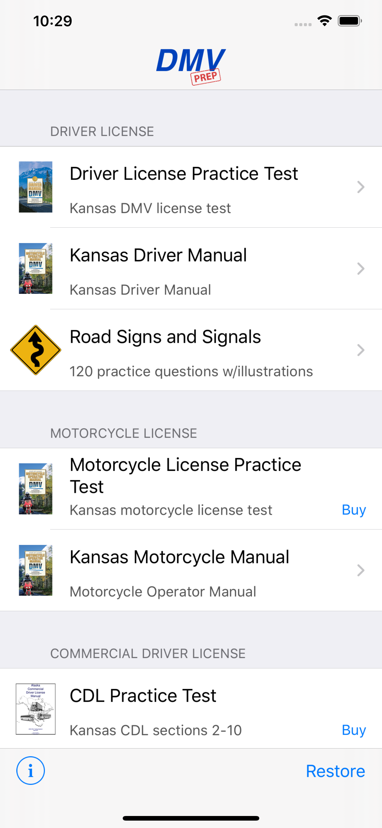 Kansas DMV Test Prep