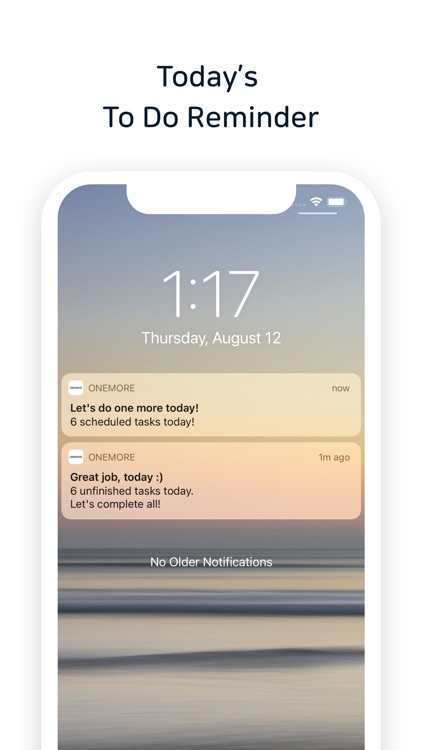OneMore - Todo list Tasks Goal screenshot-8