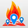 Fires Live Map, Alerts & Info delete, cancel