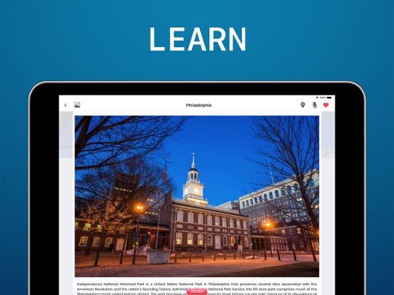 Philadelphia Travel Guide iPad screenshot 5 - Travel app