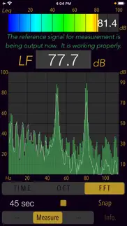 low frequency detector iphone screenshot 2