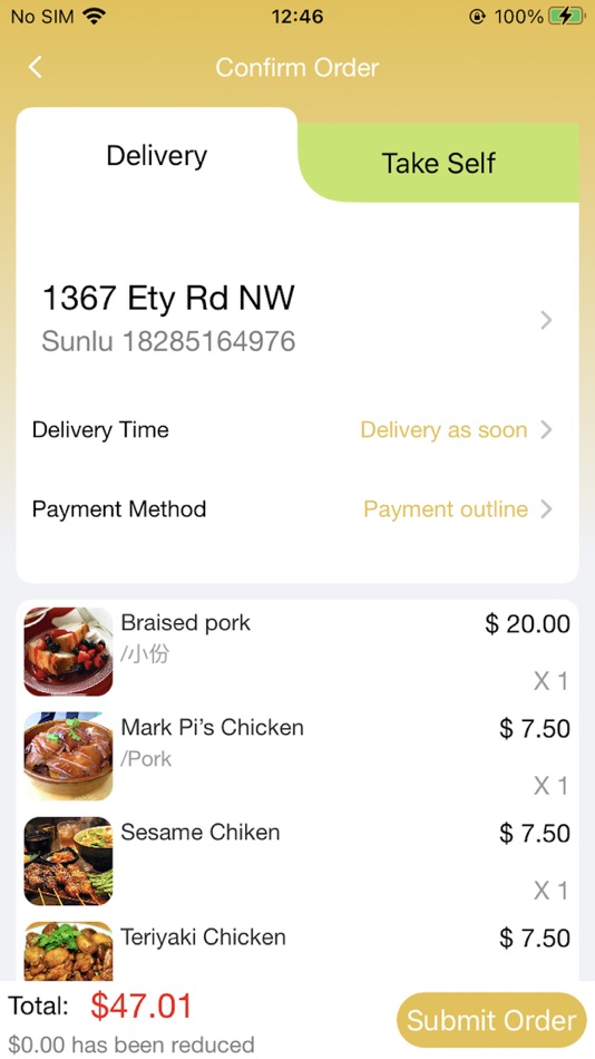 #5. MenuOrg-Order online&Delivery (iOS) Podle: liu he