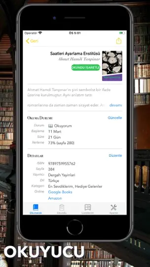Kitaplarım iPhone Ekran Görüntüsü 3