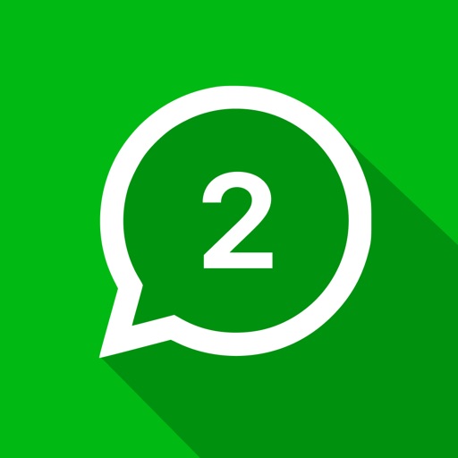 The dual messenger WhatsApp Icon
