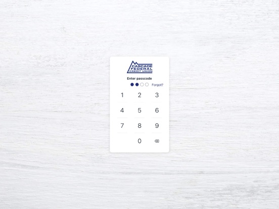 Cascade Federal Credit Union iPad screenshot 2 - Finance app