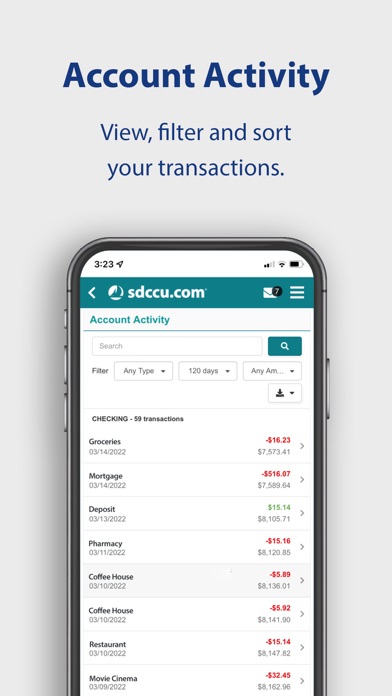 SDCCU Screenshot