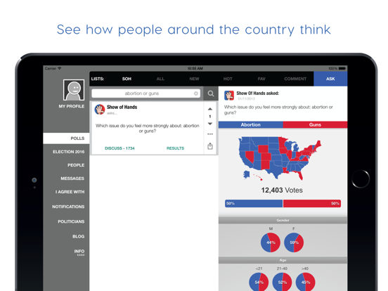 Screenshot #5 pour Show of Hands: Polls & More