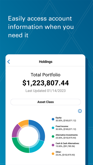 AssetMark Mobile Screenshot