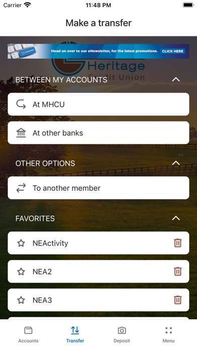 Members Heritage CU Screenshot