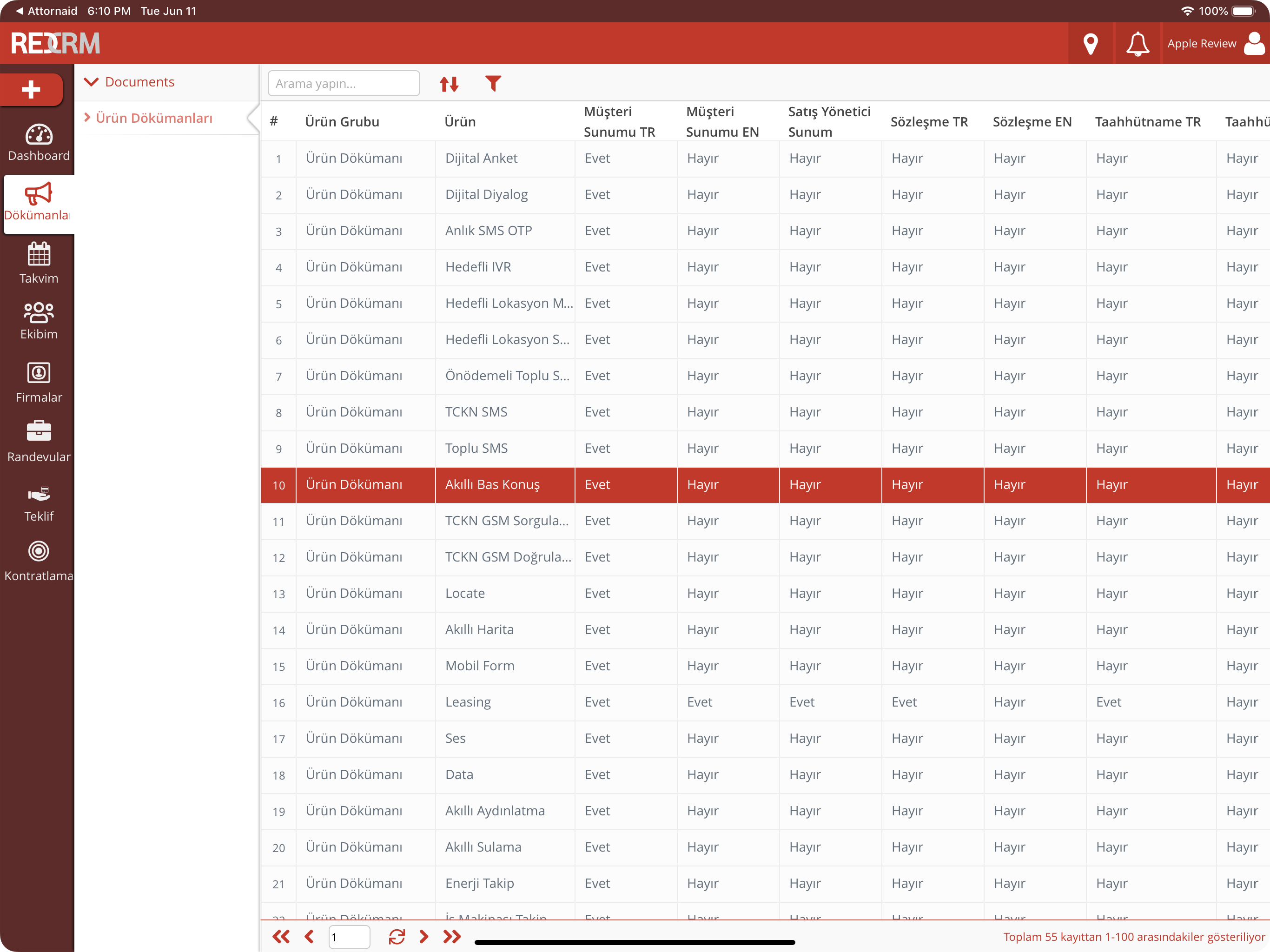 RedCRM screenshot 5